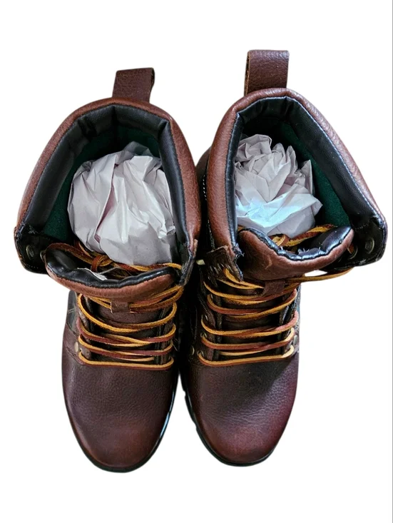 Polo Ralph Lauren | Heritage Dennison Camo Quilted Leather Lug Sole Boots | 8.5 - Picture 10 of 16